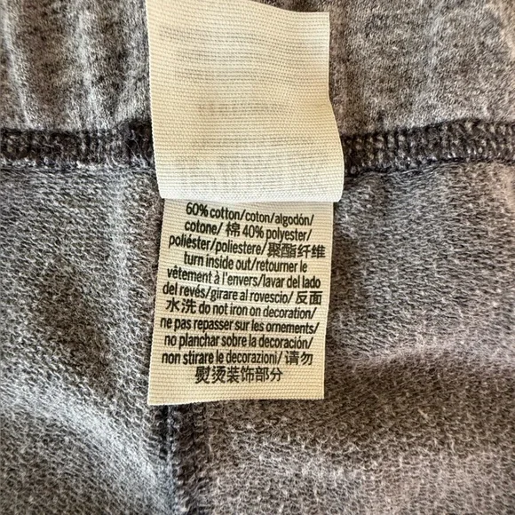 PINK VICTORIA’S SECRET HEATHER GRAY LACE-UP LIGHTWEIGHT LOGO SWEATPANTS *LARGE - Picture 13 of 16